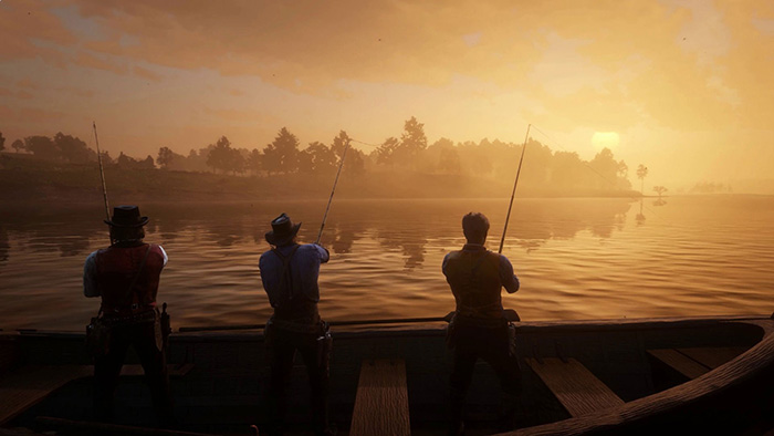 ماهی‌گیری در Red Dead Redemption 2